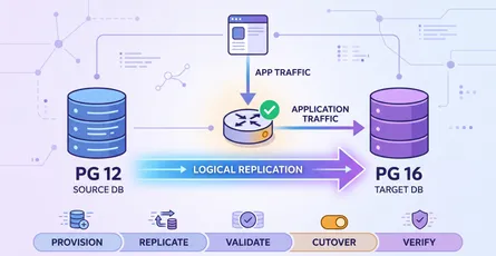 Zero-Downtime PostgreSQL Major-Version Upgrade at Scale